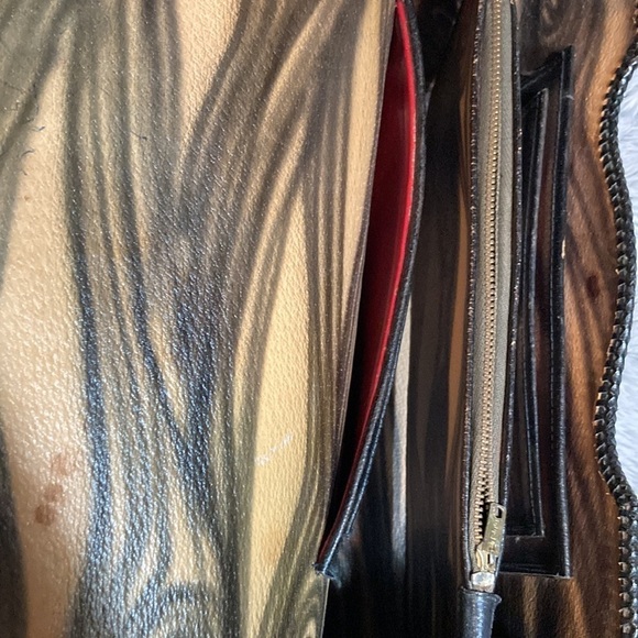 Vintage hand tooled leather purse - Picture 6 of 7